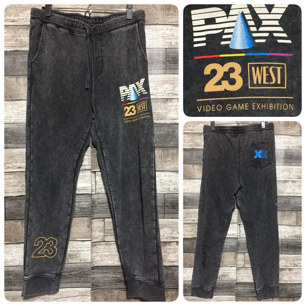 Independent Trading Sweatpants Men’s M PAX 23 West Video Game Exhibition